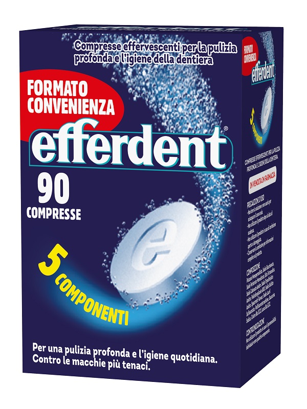EFFERDENT 90 COMPRESSE EFFERVESCENTI - Farmacia Mastrangelo 