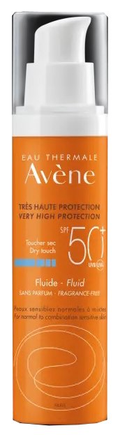 AVENE SOL FLUIDO SPF50+ SENZA PROFUMO NUOVA FORMULA 50 ML - Farmacia Mastrangelo 