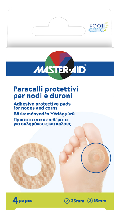 PARACALLI MASTER-AID FOOTCARE NODI E DURONI 4 PEZZI B8 - Farmacia Mastrangelo 