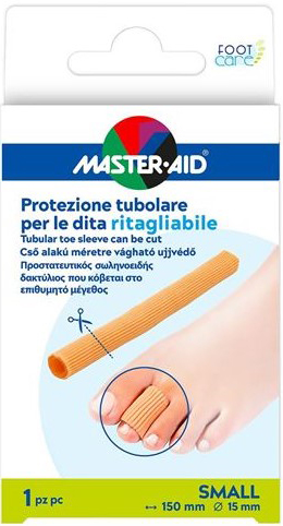 PROTEZIONE TUBOLARE MASTER-AID FOOTCARE RITAGLIABILE 15 CM 15 MM SMALL C6 - Farmacia Mastrangelo 