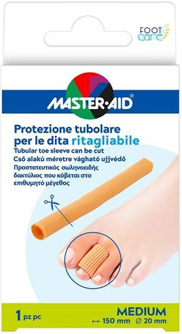 PROTEZIONE TUBOLARE MASTER-AID FOOTCARE RITAGLIABILE 15 CM 20 MM MEDIUM C7 - Farmacia Mastrangelo 