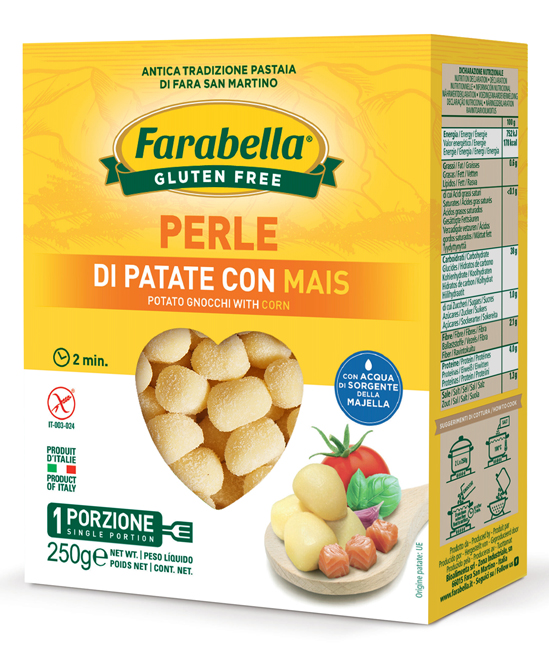 FARABELLA PERLE PATATE MAIS 250 G - Farmacia Mastrangelo 