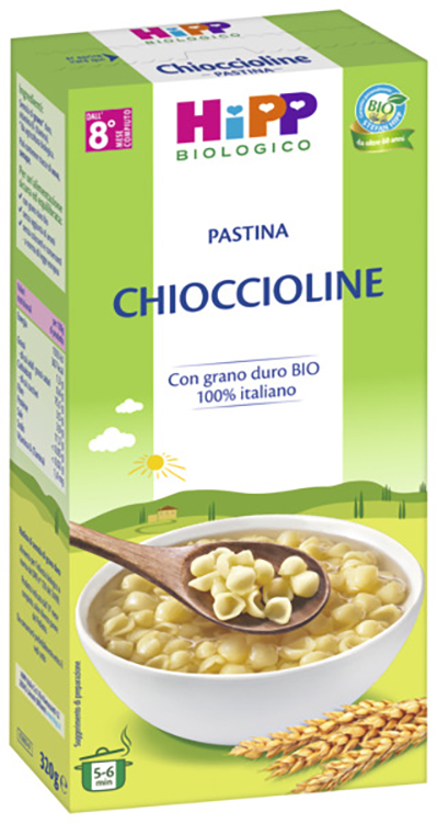 HIPP BIO PASTINA CHIOCCIOLINE 320 G - Farmacia Mastrangelo 