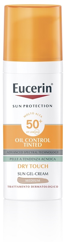 EUCERIN SUN OIL CONTROL TINTED CREAM SPF50+ 50 ML - Farmacia Mastrangelo 