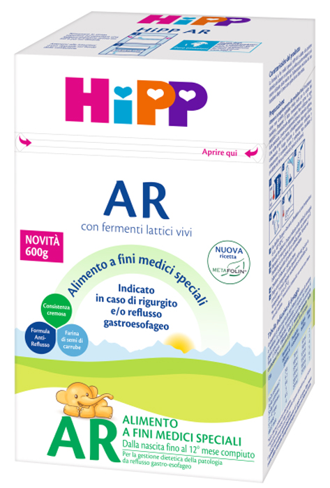 HIPP LATTE ANTIREFLUSSO CON METAFOLINA 600 G - Farmacia Mastrangelo 