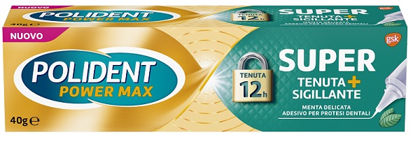 POLIDENT SUPER TENUTA+SIGILLANTE MENTA DELICATA ADESIVO PROTESI DENTALE 40 G - Farmacia Mastrangelo 