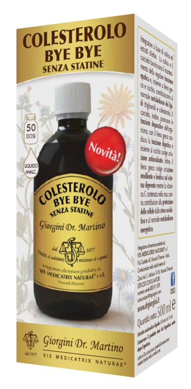COLESTEROLO BYE BYE SENZA STATINE 500 ML - Farmacia Mastrangelo 
