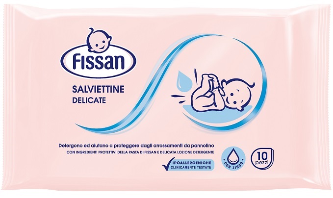 FISSAN SALVIETTE VIAGGIO 10 PEZZI - Farmacia Mastrangelo 