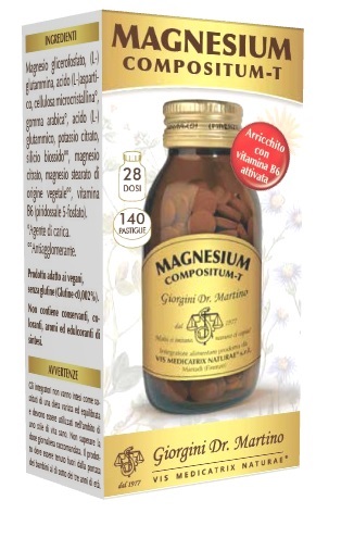 MAGNESIUM COMPOSITUM-T 140 PASTIGLIE - Farmacia Mastrangelo 