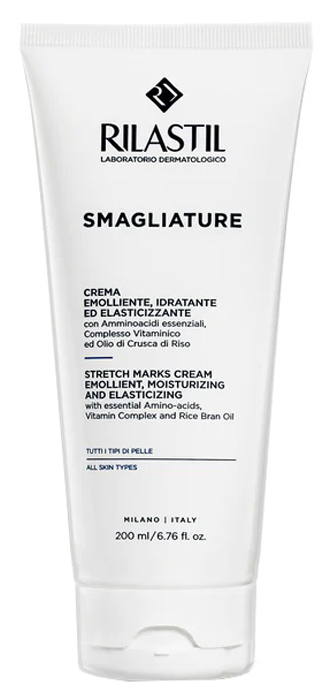 RILASTIL SMAGLIATURE CREMA EMOLLIENTE IDRATANTE ED ELASTICIZZANTE 200 ML - Farmacia Mastrangelo 
