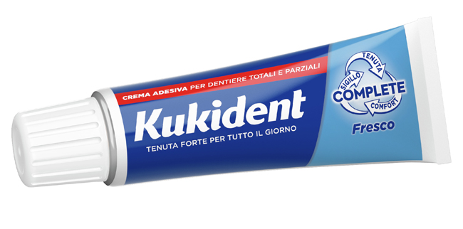 KUKIDENT FRESCO CREMA ADESIVA DENTIERE 40 G - Farmacia Mastrangelo 
