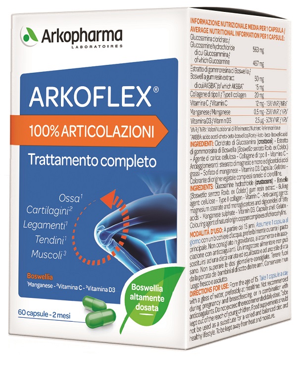 ARKOFLEX 100% ARTICOLAZIONI 60 CAPSULE - Farmacia Mastrangelo 