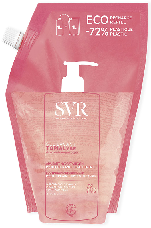 TOPIALYSE GEL LAVANT REFILL 1 L - Farmacia Mastrangelo 