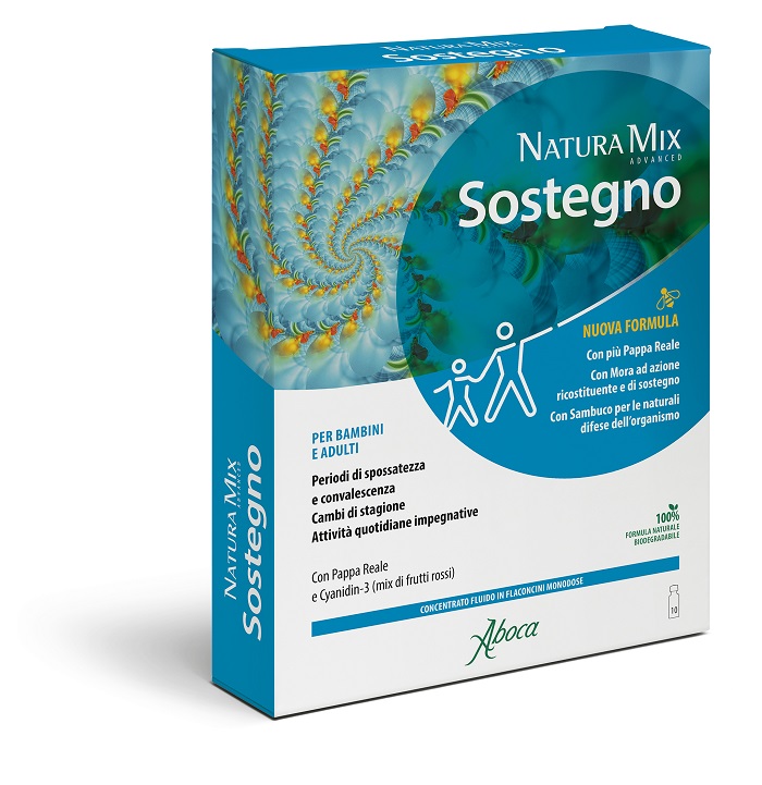 NATURA MIX ADVANCED SOSTEGNO 10 FLACONCINI DA 15 ML - Farmacia Mastrangelo 