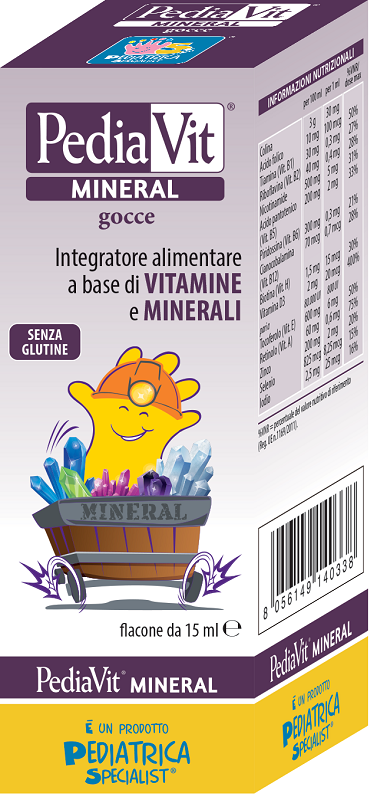 PEDIAVIT MINERAL GOCCE 15 ML - Farmacia Mastrangelo 