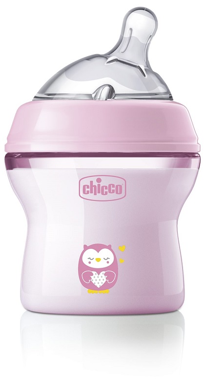 CHICCO BIBERON NAT FEEL PP 0M+ 150 ML BIMBA - Farmacia Mastrangelo 