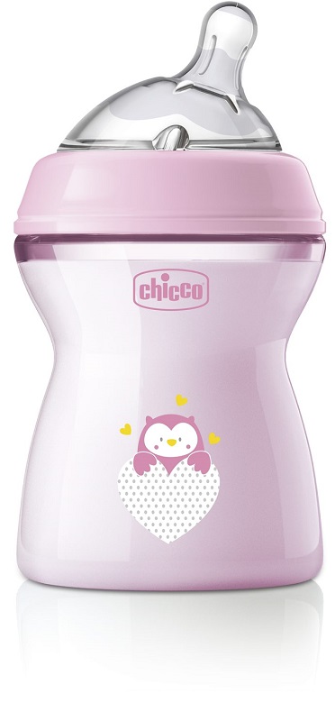 CHICCO BIBERON NAT FEEL PP 2M+ 250 ML BIMBA - Farmacia Mastrangelo 