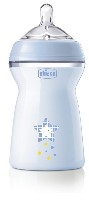 CHICCO BIBERON NAT FEEL PP 6M+ 330 ML BIMBO - Farmacia Mastrangelo 