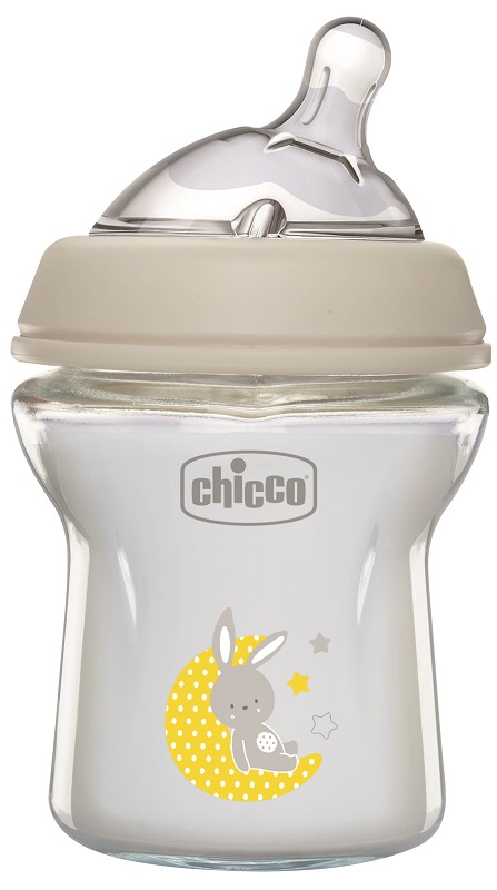 CHICCO BIBERON NAT FEEL VETRO 0M+ 150 ML - Farmacia Mastrangelo 