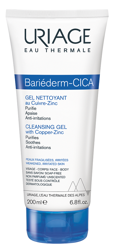 BARIEDERM CICA GEL NETTOYANT 200 ML - Farmacia Mastrangelo 