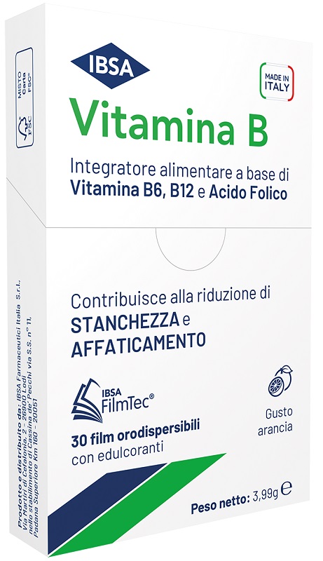 VITAMINA B IBSA 30 FILM ORALI - Farmacia Mastrangelo 
