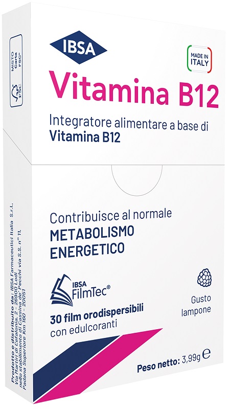 VITAMINA B12 IBSA 30 FILM ORALI - Farmacia Mastrangelo 