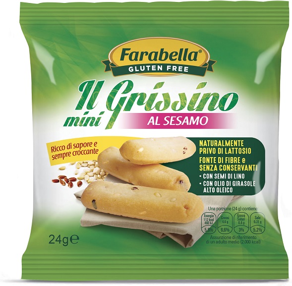 FARABELLA IL MINI GRISSINO AL SESAMO 24 G - Farmacia Mastrangelo 