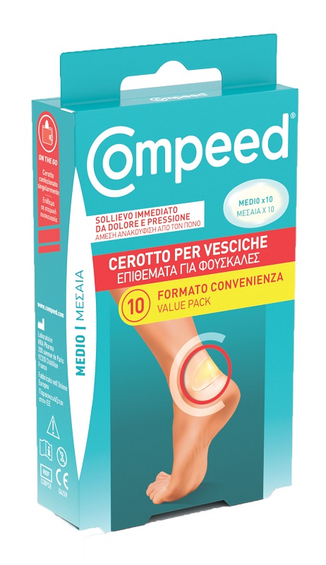 CEROTTI COMPEED PER VESCICHE MEDIO 10 PEZZI CARTON - Farmacia Mastrangelo 