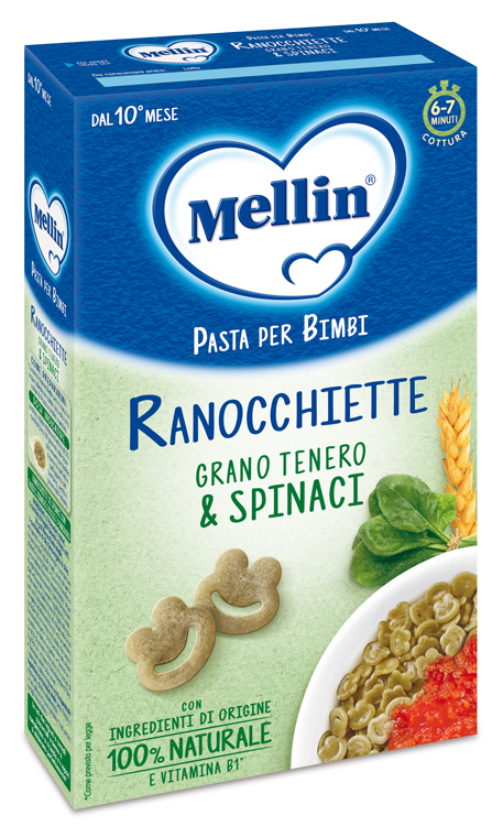 MELLIN RANOCCHIETTE CON SPINACI 280 G - Farmacia Mastrangelo 
