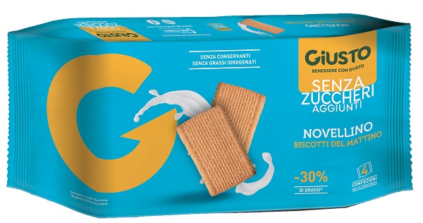GIUSTO SENZA ZUCCHERO BISCOTTI MATTINO 350 G - Farmacia Mastrangelo 