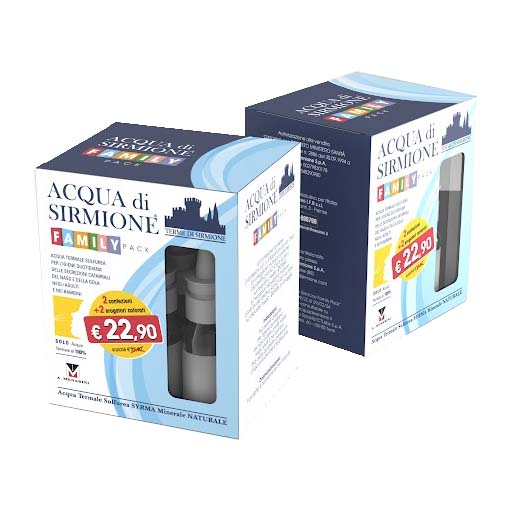 ACQUA DI SIRMIONE FAMILY PACK 12 FLACONCINI DA 15 ML - Farmacia Mastrangelo 