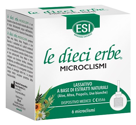 ESI LE DIECI ERBE MICROCLISMI 6 PEZZI - Farmacia Mastrangelo 