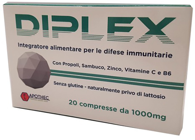 DIPLEX 20 COMPRESSE - Farmacia Mastrangelo 