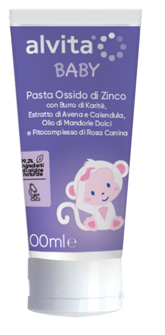 ALVITA BABY PASTA OSSIDO DI ZINCO 100 ML - Farmacia Mastrangelo 