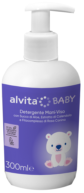 ALVITA BABY DETERGENTE MANI-VISO 300 ML - Farmacia Mastrangelo 