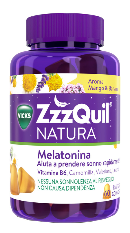 ZZZQUIL NATURA MANGO & BANANA 60 PASTIGLIE GOMMOSE - Farmacia Mastrangelo 