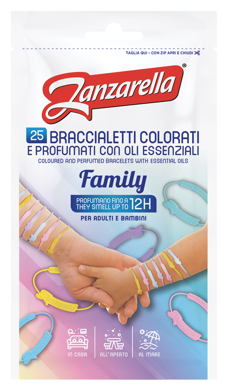 ZANZARELLA BRACCIALETTI FAMILY 25 PEZZI - Farmacia Mastrangelo 