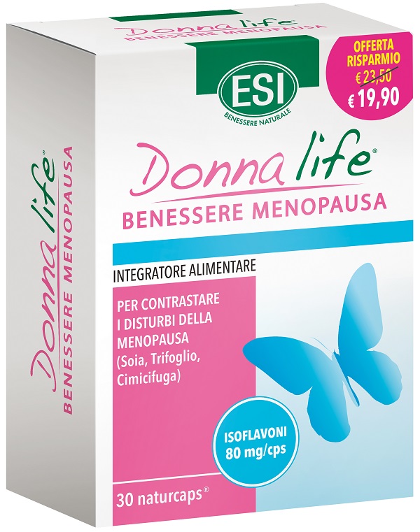 ESI DONNA LIFE MENOPAUSA OFFERTA 30 NATURCAPS - Farmacia Mastrangelo 