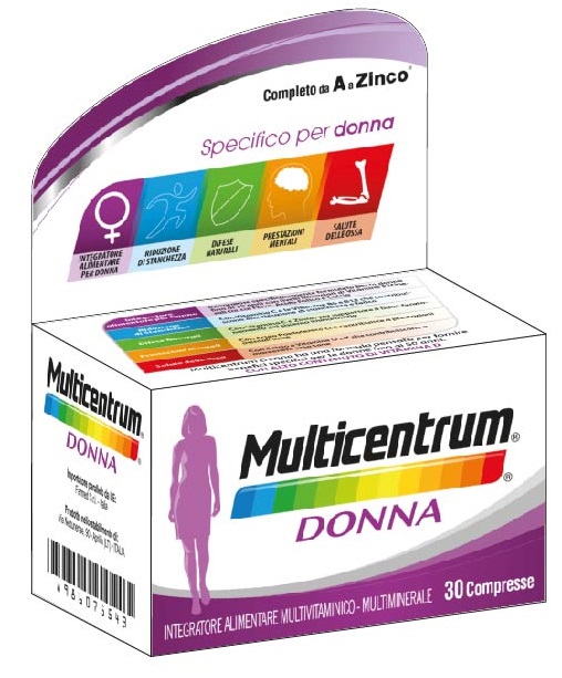MULTICENTRUM DONNA 30 COMPRESSE - Farmacia Mastrangelo 