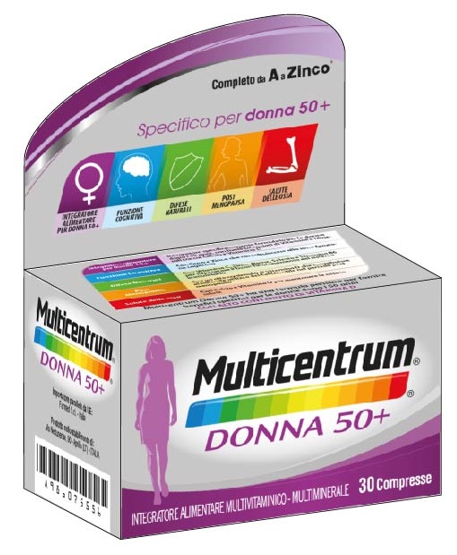 MULTICENTRUM DONNA 50+ 30 COMPRESSE - Farmacia Mastrangelo 