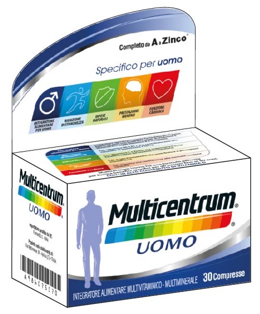 MULTICENTRUM UOMO 30 COMPRESSE - Farmacia Mastrangelo 