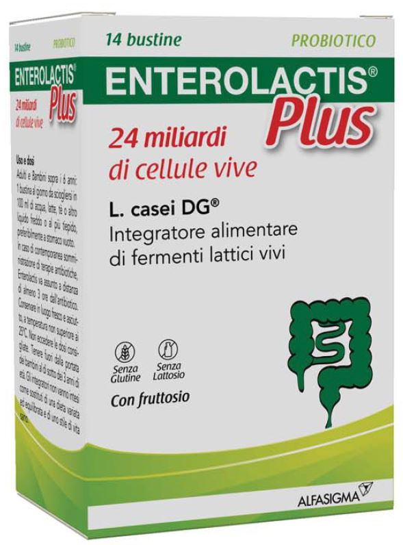 ENTEROLACTIS PLUS 14 BUSTINE - Farmacia Mastrangelo 