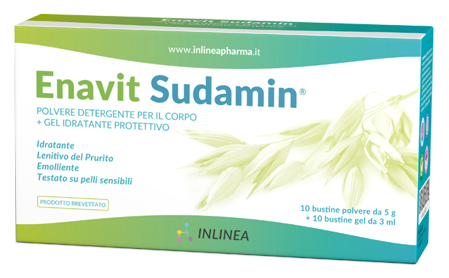 ENAVIT SUDAMIN 10 BUSTINE POLVERE DA 5 G + 10 BUSTINE GEL DA 5 ML - Farmacia Mastrangelo 
