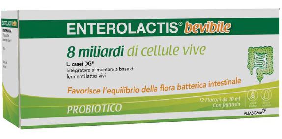 ENTEROLACTIS BEVIBILE 12 FLACONCINI X 10 ML - Farmacia Mastrangelo 