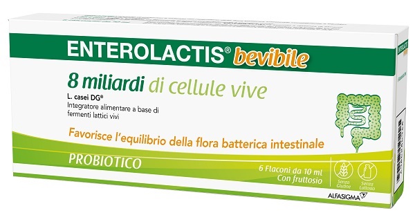 ENTEROLACTIS BEVIBILE 6 FLACONCINI X 10 ML - Farmacia Mastrangelo 