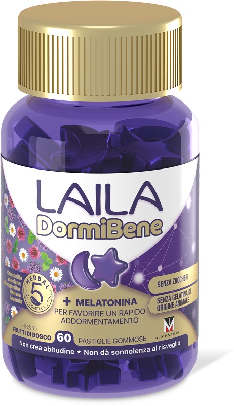 LAILA DORMIBENE 60 GOMMOSE - Farmacia Mastrangelo 