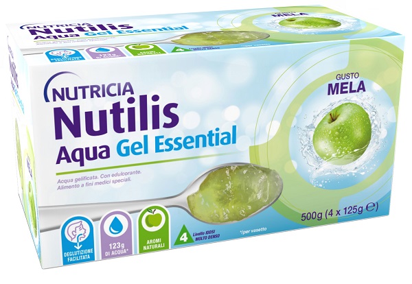 NUTILIS AQUA GEL MELA 4 PEZZI DA 125 G - Farmacia Mastrangelo 