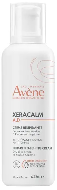 EAU THERMALE AVENE XERACALM AD CREMA LIPORESTITUTIVA 400 ML NUOVA FORMULAZIONE - Farmacia Mastrangelo 