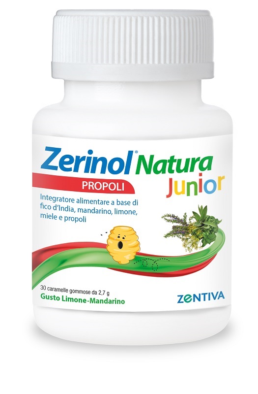 ZERINOL NATURA PROPOLI JUNIOR 30 CARAMELLE GOMMOSE - Farmacia Mastrangelo 