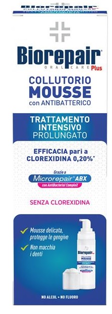 BIOREPAIR PLUS COLLUTORIO MOUSSE ANTIBATTERICO 200 ML - Farmacia Mastrangelo 
